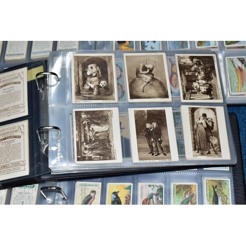 427 - CIGARETTE CARDS, Three Albums comprising nineteen complete sets of cards and one incomplete set (Wil... 