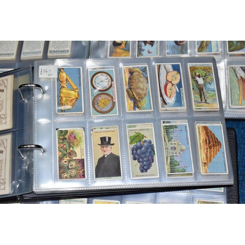 427 - CIGARETTE CARDS, Three Albums comprising nineteen complete sets of cards and one incomplete set (Wil... 