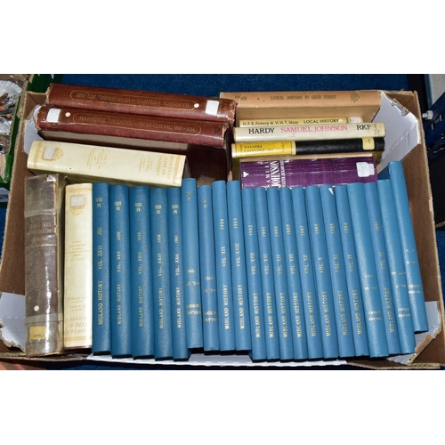 469 - THREE BOXES AND LOOSE PAINTINGS, BOOKS, CERAMICS AND SUNDRY ITEMS, to include two framed maritime wa... 