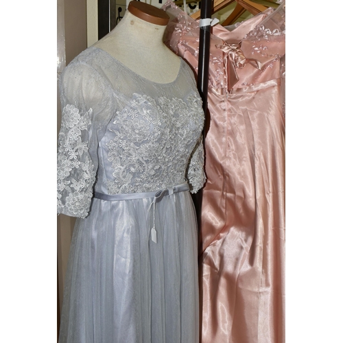 477 - NINE ASSORTED STYLE WEDDING DRESSES, end of season stock clearance (may have slight marks or very mi... 