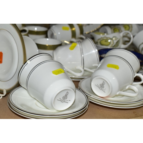 502 - A GROUP OF ASSORTED CERAMICS, comprising Royal Doulton 'Belvedere' pattern nine dinner plates, nine ... 