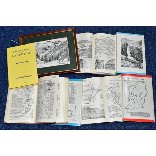 451 - WAINWRIGHT; A. seven titles, six from A Pictorial Guide To The Lakeland Fells, comprising books 1-6,... 