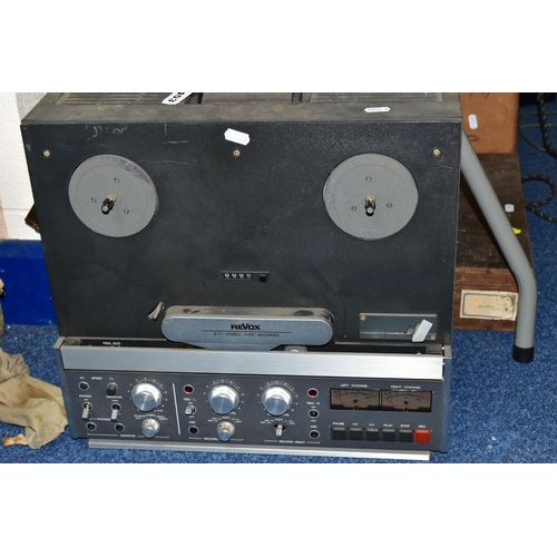 A REVOX B77 VINTAGE REEL TO REEL PLAYER untested due to lacking