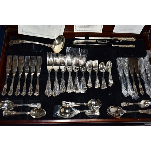 125 - A LARGE TABLE CANTEEN, a twelve place 'Sheffield Cutlery' stainless steel canteen set, including a c... 