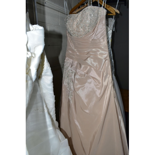 291 - A GROUP  OF ELEVEN WEDDING DRESSES, end of season clearance, some dresses may have marks or minor da... 