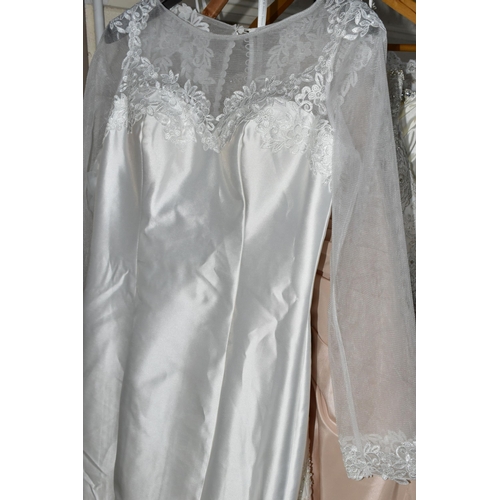 291 - A GROUP  OF ELEVEN WEDDING DRESSES, end of season clearance, some dresses may have marks or minor da... 