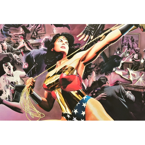 323 - ALEX ROSS FOR DC COMICS (AMERICAN CONTEMPORARY) 'WONDER WOMAN DEFENDER OF TRUTH', a signed limited e... 