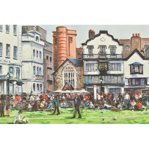 330 - HENDERSON CISZ (BRAZIL 1960) 'LUNCH ON THE GREEN', a signed limited edition print depicting Exeter C... 