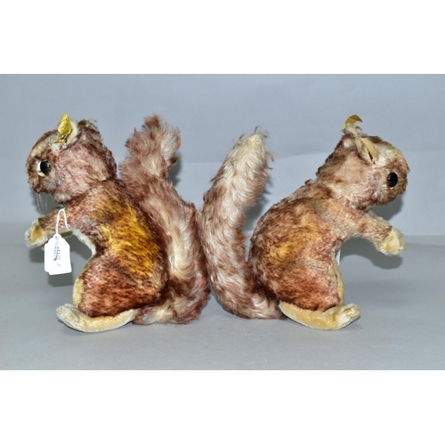 353 - TWO STEIFF 'PERRI' SQUIRRELS, based on the squirrel from the 1957 Disney film of the same name, each... 