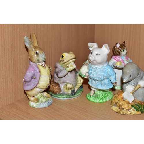 362 - A COLLECTION OF BESWICK AND ROYAL ALBERT BEATRIX POTTER FIGURES, comprising a Beswick Rebeccah Puddl... 