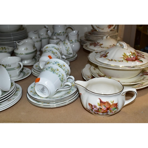 495 - A SIXTY SIX PIECE ROYAL DOULTON TONKIN TC1107 DINNER SERVICE, comprising two tureens, a meat plate, ... 