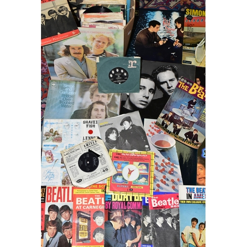 534 - LP RECORDS, SINGLES AND MUSIC EPHEMERA ETC, LP records comprise The Beatles - White Album N0 0449732... 