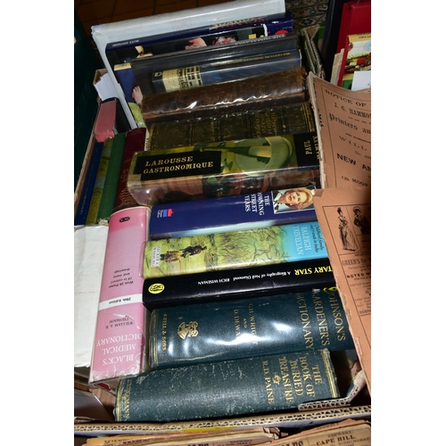 541 - TWO BOXES OF BOOKS AND MAGAZINES, one box contains approximately twenty-six editions of Birmingham F... 