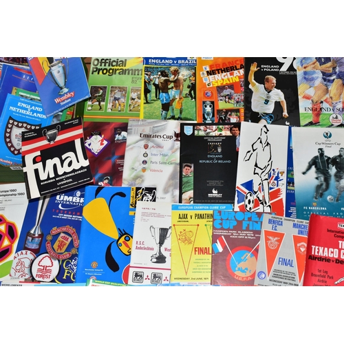 554 - INTERNATIONAL FOOTBALL PROGRAMMES, comprising forty-three International matches between the Home Nat... 