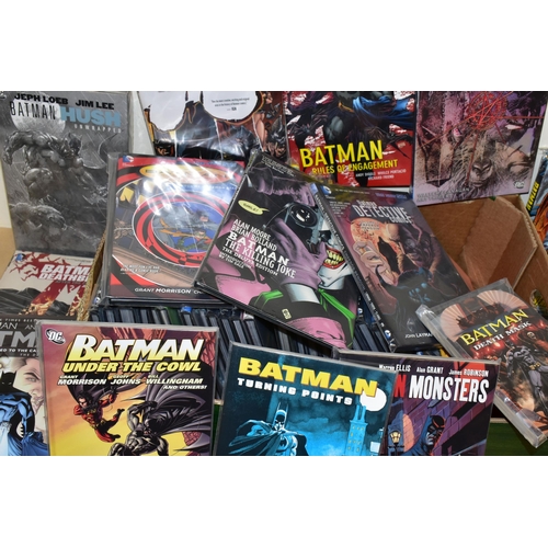 276 - COLLECTION OF BATMAN SEALED HARDCOVER COMICS, approximately 40 hardcover Batman books (mostly compil... 