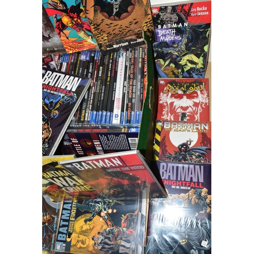 277 - COLLECTION OF BATMAN SEALED PAPERBACK COMICS, approximately 85 Batman comics (most of which are comp... 