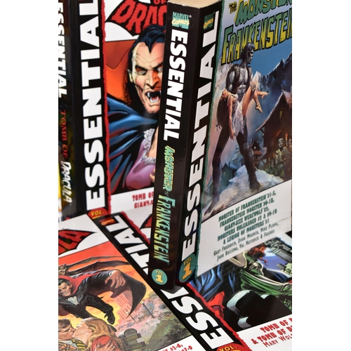 284 - QUANTITY OF MARVEL ESSENTIAL COMICS, including Essential X-Men volume 1, Essential Tomb Of Dracula v... 