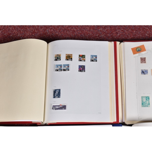 11 - WORLDWIDE COLLECTION OF STAMPS IN SEVEN ALBUMS WITH STRENGTH IN MINT (MOUNTED) GB TO 2009