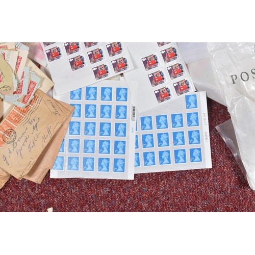 18 - BOX OF LOOSE STAMPS AND ALBUMS, we note a couple of junior type albums with worldwide collections, h... 