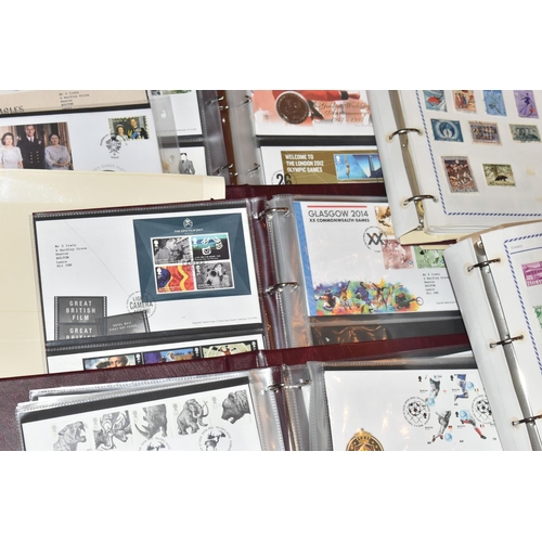 22 - LARGE COLLECTION OF MAINLY GB FDCS AND A WORLDWIDE STAMP COLLECTION IN TWO BOXES, we note GB fdcs to... 