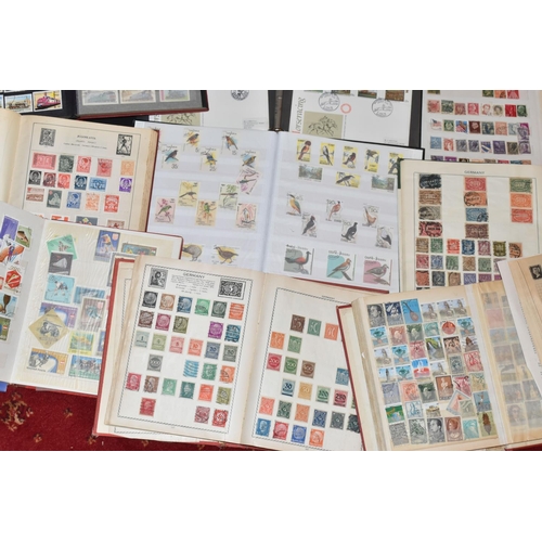 23 - VERY LARGE ACCUMULATION OF STAMPS IN NUMEROUS ALBUMS AND LOOSE, we note worldwide collections, GB FD... 