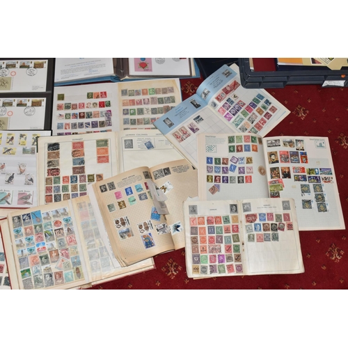 23 - VERY LARGE ACCUMULATION OF STAMPS IN NUMEROUS ALBUMS AND LOOSE, we note worldwide collections, GB FD... 