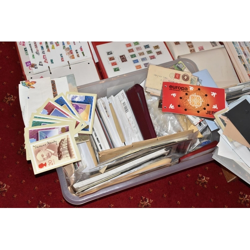 23 - VERY LARGE ACCUMULATION OF STAMPS IN NUMEROUS ALBUMS AND LOOSE, we note worldwide collections, GB FD... 