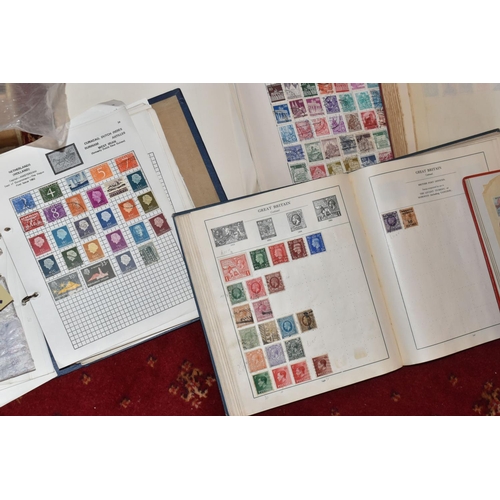 23 - VERY LARGE ACCUMULATION OF STAMPS IN NUMEROUS ALBUMS AND LOOSE, we note worldwide collections, GB FD... 