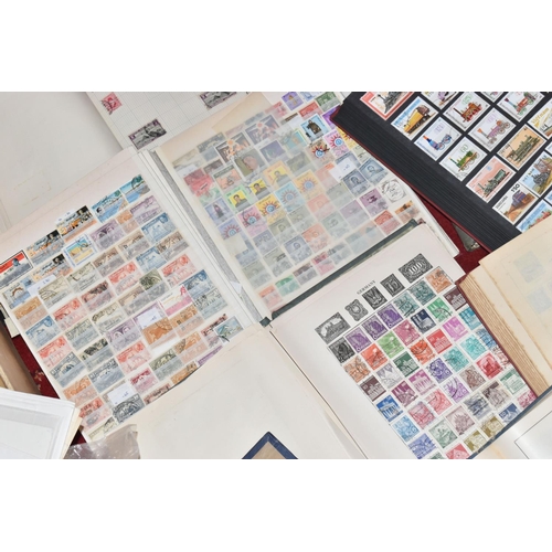 23 - VERY LARGE ACCUMULATION OF STAMPS IN NUMEROUS ALBUMS AND LOOSE, we note worldwide collections, GB FD... 