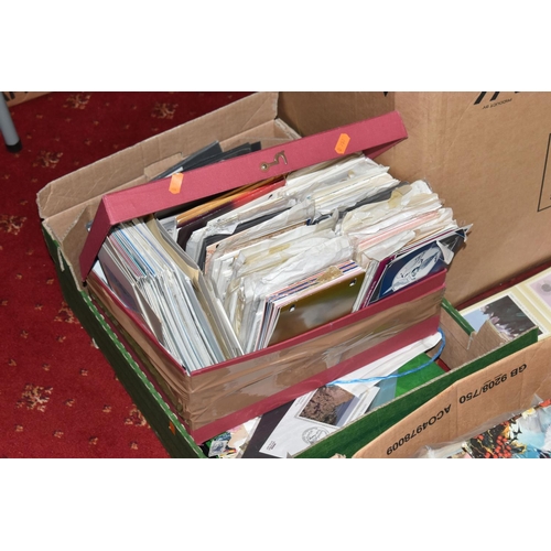 24 - MASSIVE ACCUMULATION OF STAMPS IN EIGHT BOXES, comprises single country collections, duplicates in s... 