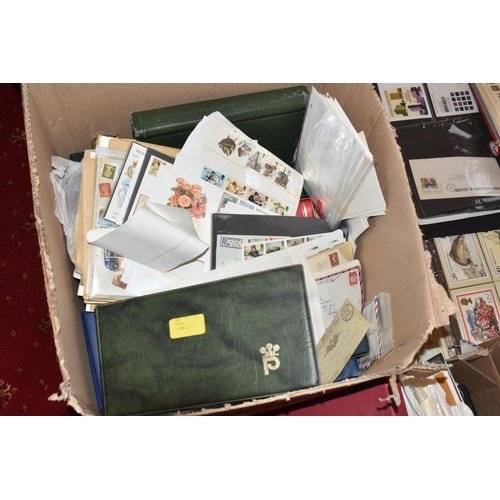 24 - MASSIVE ACCUMULATION OF STAMPS IN EIGHT BOXES, comprises single country collections, duplicates in s... 