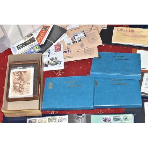 25 - IMPRESSIVE COLLECTION OF ISLE OF MAN STAMPS IN THREE BOXES, we note stamps in mint, used, fdc, prese... 