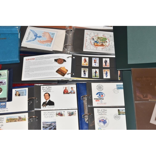 25 - IMPRESSIVE COLLECTION OF ISLE OF MAN STAMPS IN THREE BOXES, we note stamps in mint, used, fdc, prese... 