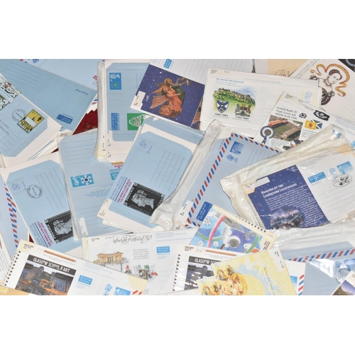 27 - LARGE COLLECTION OF GB LETTERGRAMME AND AEROGRAMMES BOTH MINT AND USED, three large boxes, much to s... 