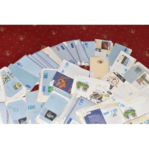 27 - LARGE COLLECTION OF GB LETTERGRAMME AND AEROGRAMMES BOTH MINT AND USED, three large boxes, much to s... 