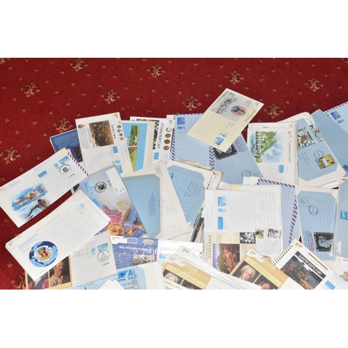 27 - LARGE COLLECTION OF GB LETTERGRAMME AND AEROGRAMMES BOTH MINT AND USED, three large boxes, much to s... 