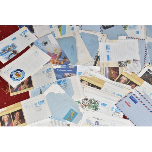 27 - LARGE COLLECTION OF GB LETTERGRAMME AND AEROGRAMMES BOTH MINT AND USED, three large boxes, much to s... 