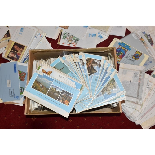 27 - LARGE COLLECTION OF GB LETTERGRAMME AND AEROGRAMMES BOTH MINT AND USED, three large boxes, much to s... 