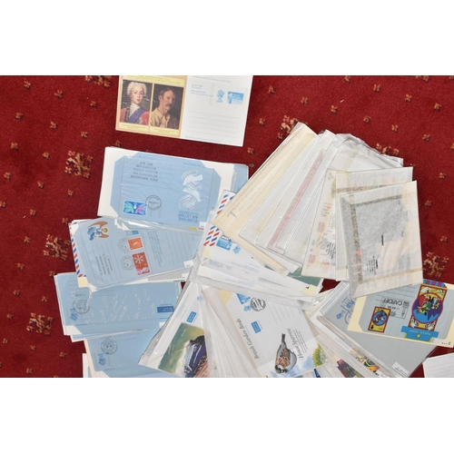 27 - LARGE COLLECTION OF GB LETTERGRAMME AND AEROGRAMMES BOTH MINT AND USED, three large boxes, much to s... 