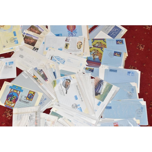 27 - LARGE COLLECTION OF GB LETTERGRAMME AND AEROGRAMMES BOTH MINT AND USED, three large boxes, much to s... 