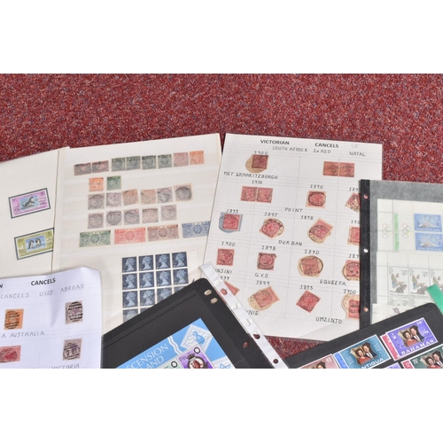 4 - SHOE BOX OF STAMPS ON STOCKCARDS, ALBUM PAGES OR IN PACKETS, we note wildings 2d complete coil, nort... 