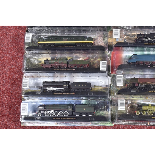 101 - A COLLECTION OF AMERCOM GREAT BRITISH LOCOMOTIVES COLLECTION MODELS, approx. OO gauge models No.1 - ... 