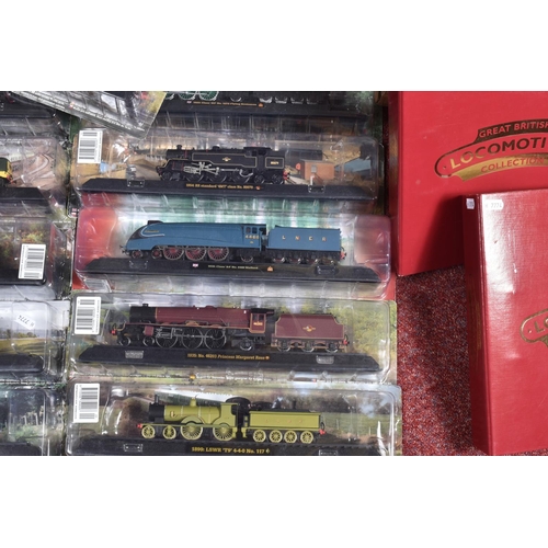 101 - A COLLECTION OF AMERCOM GREAT BRITISH LOCOMOTIVES COLLECTION MODELS, approx. OO gauge models No.1 - ... 