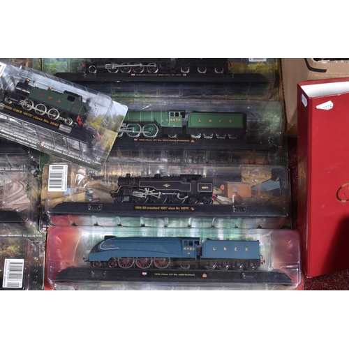 101 - A COLLECTION OF AMERCOM GREAT BRITISH LOCOMOTIVES COLLECTION MODELS, approx. OO gauge models No.1 - ... 