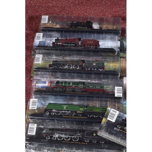 101 - A COLLECTION OF AMERCOM GREAT BRITISH LOCOMOTIVES COLLECTION MODELS, approx. OO gauge models No.1 - ... 