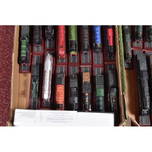 103 - A QUANTITY OF ATLAS EDITIONS LOCOMOTIVE MODELS, 1/100 scale from the Locomotives of the World series... 