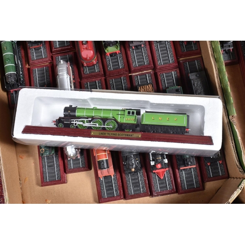 103 - A QUANTITY OF ATLAS EDITIONS LOCOMOTIVE MODELS, 1/100 scale from the Locomotives of the World series... 