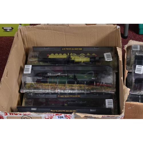 108 - A COLLECTION OF AMERCOM GREAT BRITISH LOCOMOTIVES COLLECTION MODELS, approx. OO gauge, many models a... 