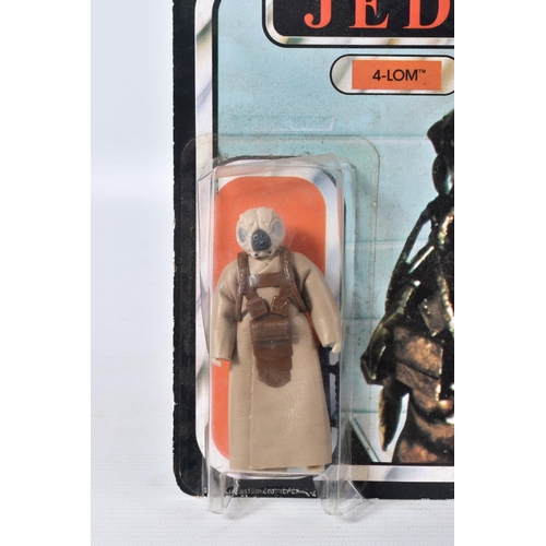 118 - A SEALED PALITOY STAR WARS 'RETURN OF THE JEDI' 4-LOM, 1983, 45 back, sealed pack on card, the blist... 