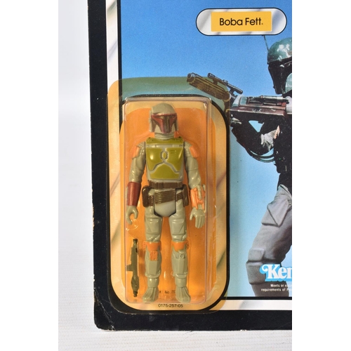 120 - A SEALED KENNER STAR WARS 'RETURN OF THE JEDI' BOBA FETT, no. 39250, 1983, 77 back, sealed pack with... 